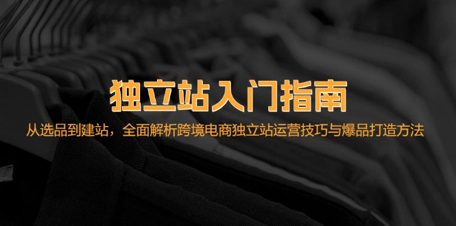 独立站入门指南：从选品到建站，全面解析跨境电商独立站运营技巧与爆品…-小艾网创