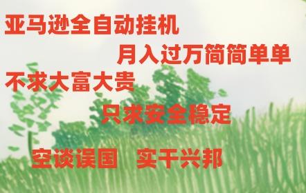 亚马逊全自动浏览挂机，，收益稳定且前景广阔-小艾网创