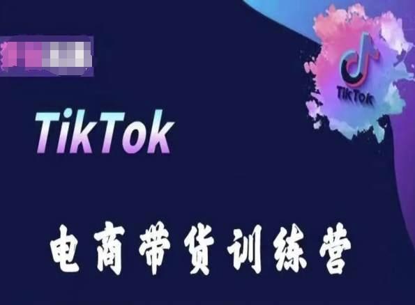 TikTok电商带货训练营，跟随时代潮流，跨境掘金-小艾网创