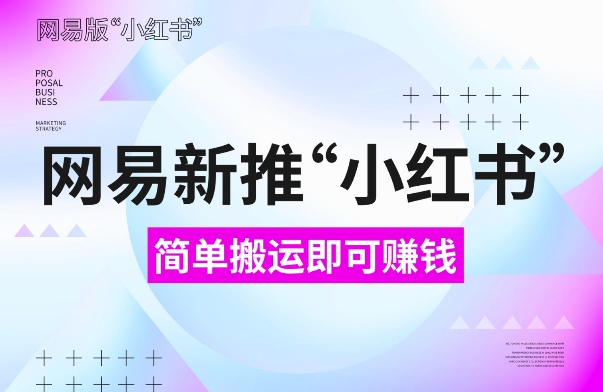 网易官方新推“小红书”，搬运即有收益，新手小白千万别错过(附详细教程)【揭秘】-小艾网创