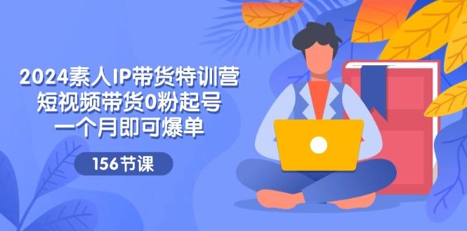 2024素人IP带货特训营，短视频带货0粉起号，一个月即可爆单(156节-小艾网创