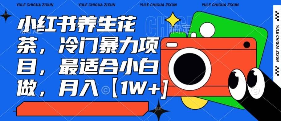 小红书养生花茶，冷门暴力项目，最适合小白做，月入【1W+】-小艾网创