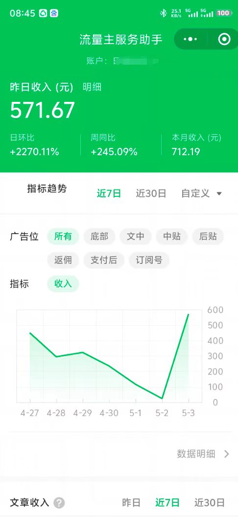 最新公众号托管躺赚项目，操作简单，只需复制粘贴，小白每天花五分钟，…-小艾网创