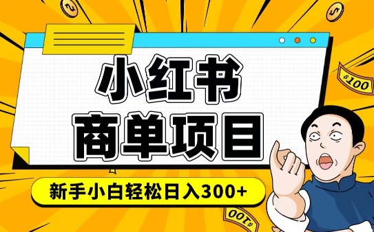 小红书千粉商单，稳定快速变现项目，实现月入6-8k并不是很难-小艾网创