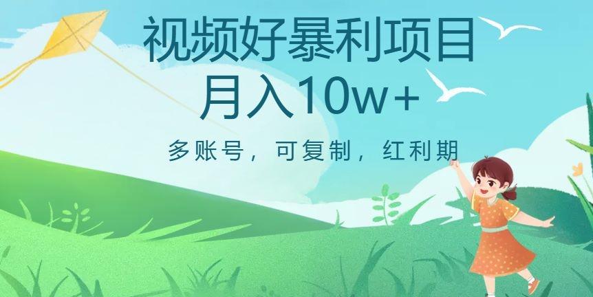 外边收费699项目，视频号暴利项目，多账号可复制，红利期-小艾网创