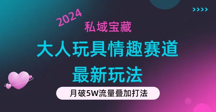 私域宝藏：大人玩具情趣赛道合规新玩法，零投入，私域超高流量成单率高-小艾网创