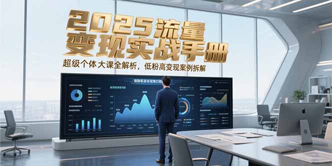 2025流量变现实战手册，超级个体大课全解析，低粉高变现案例拆解-小艾网创