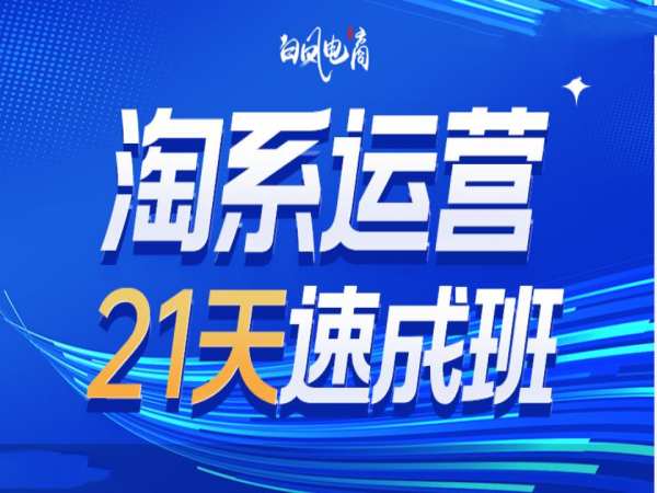 淘系运营21天速成班35期，年前最后一波和2025方向-小艾网创