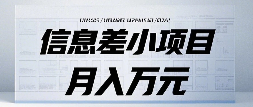 信息差小项目：国内外视频代下载，项目操作简单零成本零门槛月入过万-小艾网创