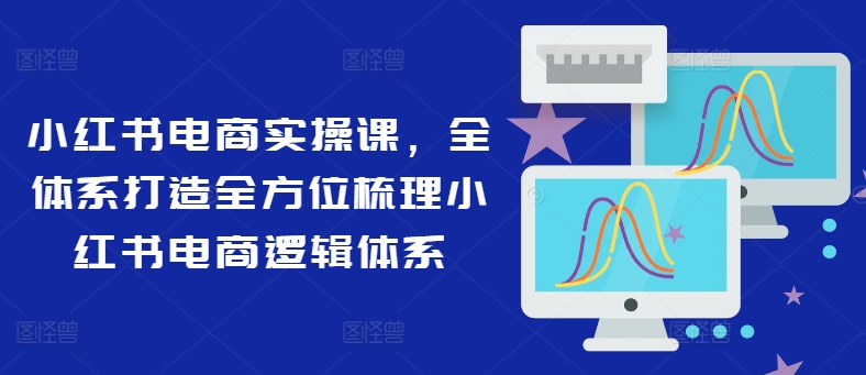 小红书电商实操课，全体系打造全方位梳理小红书电商逻辑体系-小艾网创