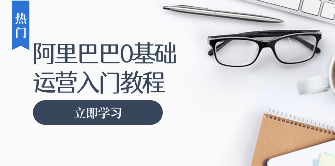 阿里巴巴运营零基础入门教程：涵盖开店、运营、推广，快速成为电商高手-小艾网创