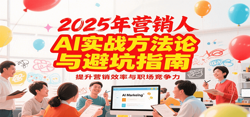 图片[1]-2025年营销实战方法论与避坑指南，利用AI提升营销效率与职场竞争力-七七项目网