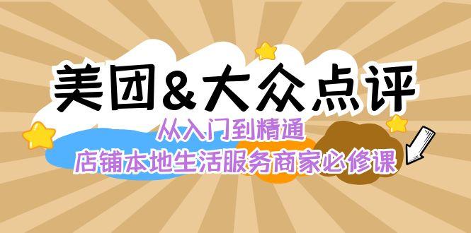 美团+大众点评 从入门到精通：店铺本地生活 流量提升 店铺运营 推广秘术 评价管理-小艾网创