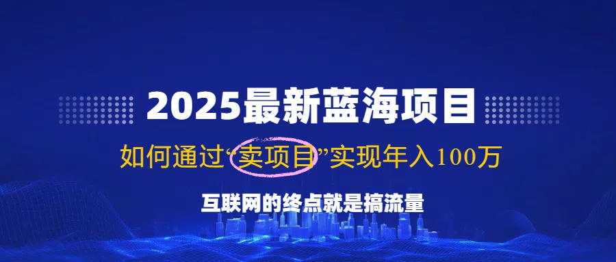 2025最新蓝海项目，零门槛轻松复制，月入10万+，新手也能操作！-小艾网创