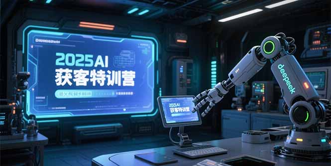 2025AI获客特训营，AI图文视频全制作，deepseek工具实操教学-小艾网创