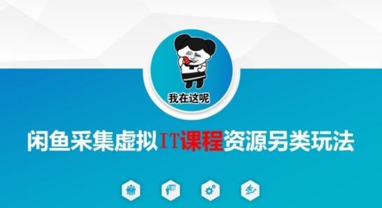 闲鱼采集虚拟IT课程资源另类玩法，干货满满-小艾网创