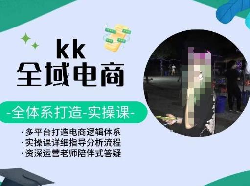 KK全域电商，全体系打造实操课，多平台打造电商逻辑体系-小艾网创